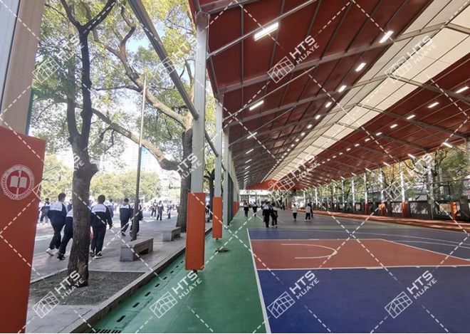 不怕华烨体育篷房给你稳稳的课堂体验凯发k8国际娱乐首选大雨、强风也(图5)