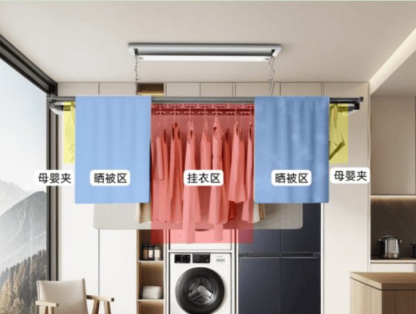 衣体验——衣被同晒才是真爱智能晾衣架：盼盼重新定义晾(图2)