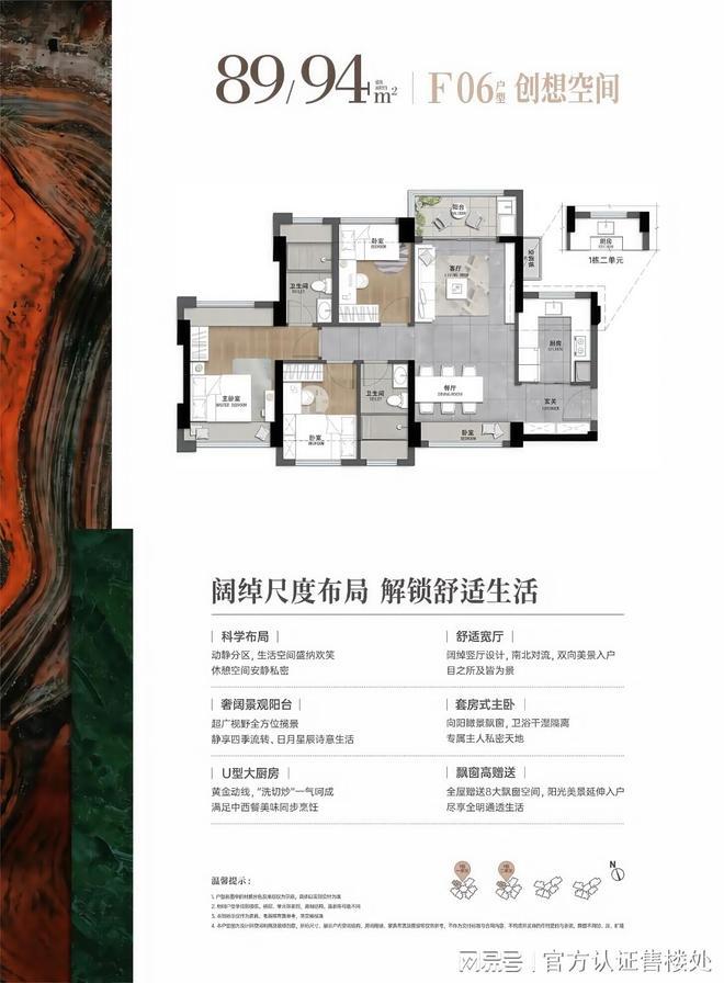 -94㎡爆款物业费补贴先到先得！预约解锁底价！星河盛境瑞府83(图5)