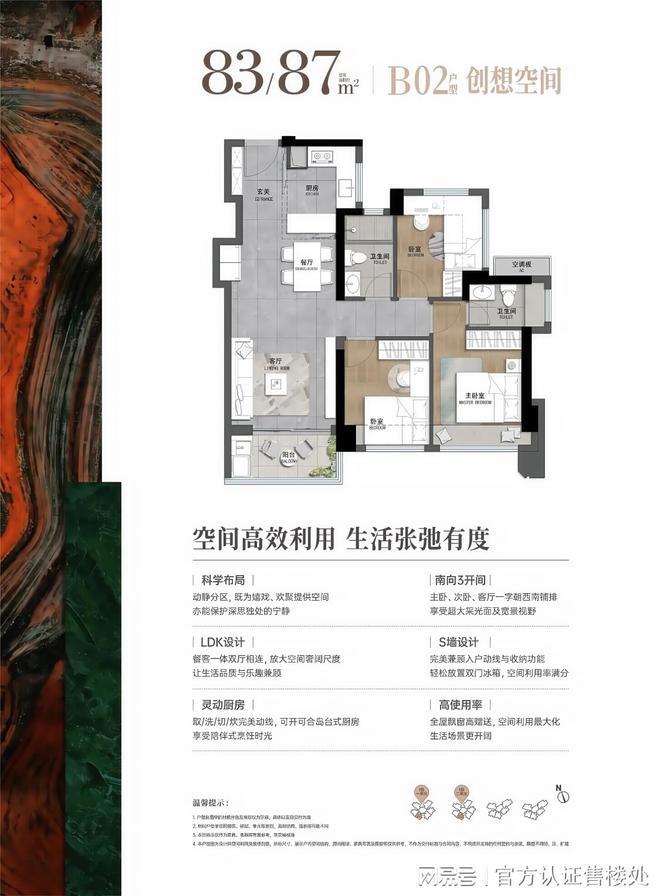 -94㎡爆款物业费补贴先到先得！预约解锁底价！星河盛境瑞府83(图6)